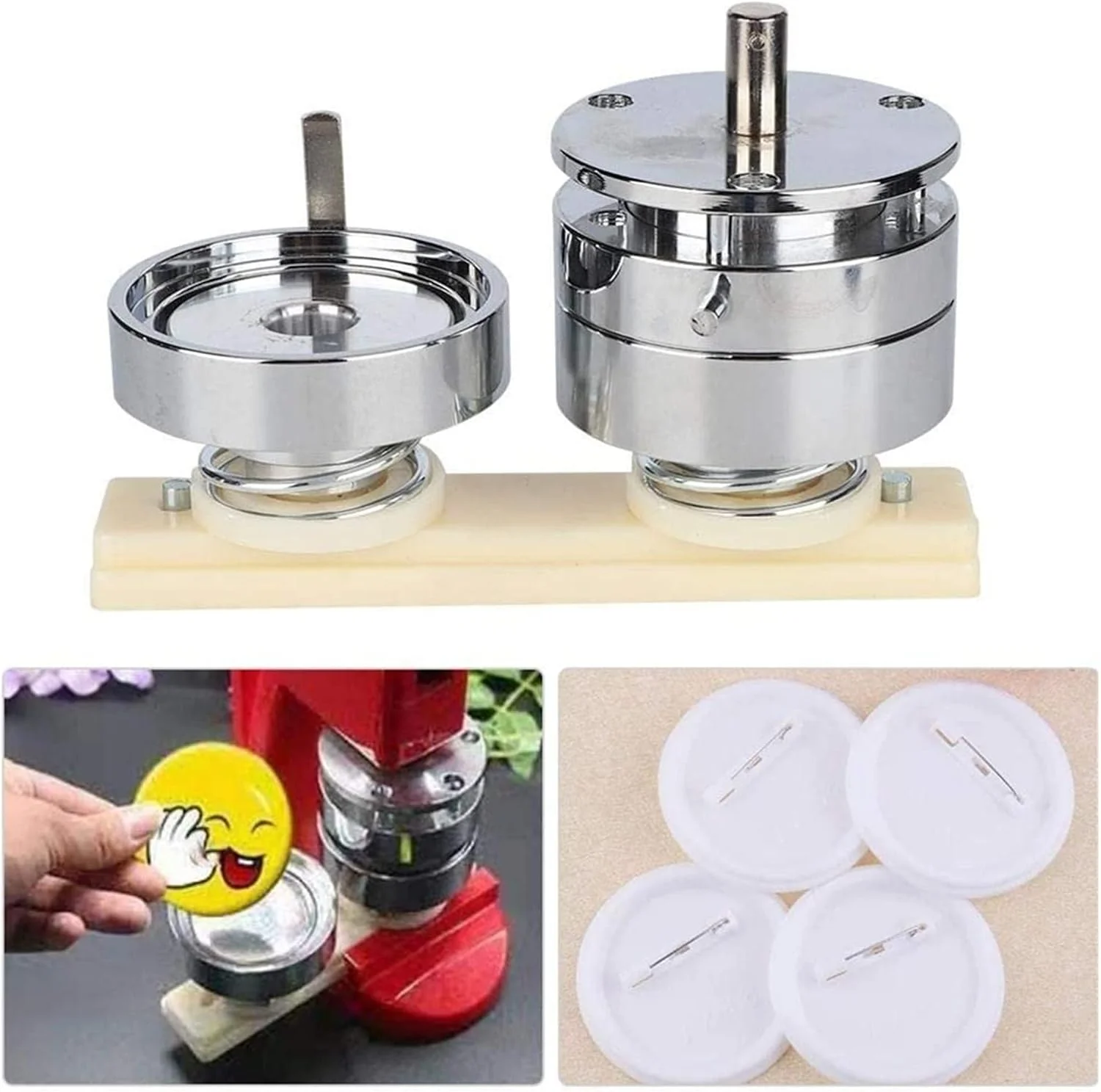 قالب و قطعات ساخت دکمه LZFuiop برای دستگاه پرس دکمه بج سینه 25/32/37/44/58/75 میلیمتری برای ساخت پین دکمه گرد قالب و قطعات ساخت دکمه LZFuiop برای دستگاه پرس دکمه بج سینه 25/32/37/44/58/75 میلیمتری برای ساخت پین دکمه گرد