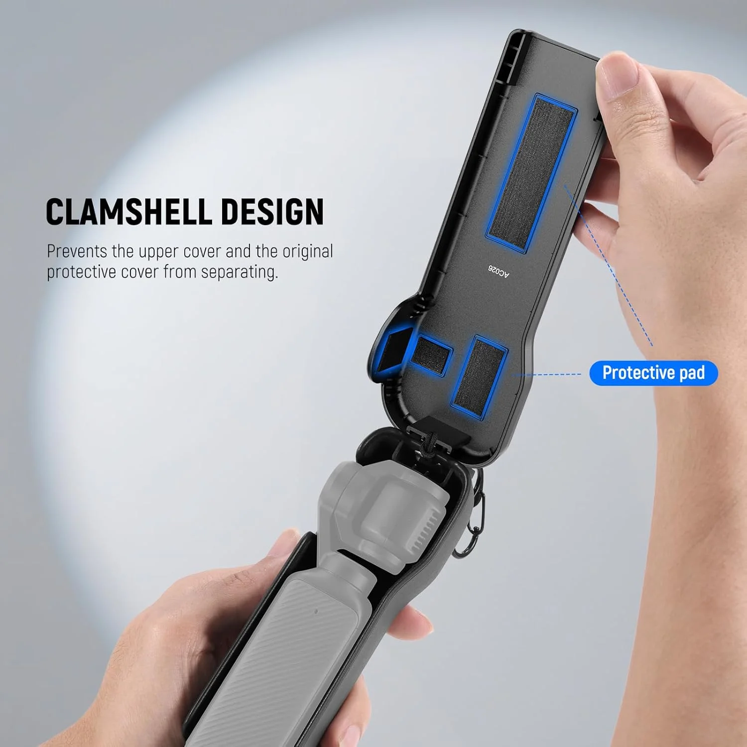 محافظ دوربین NEEWER Pocket 3 با کارابین، کیف سخت و مقاوم در برابر ضربه، سازگار با DJI Osmo Pocket 3 Gimbal، محافظ صفحه نمایش لنز، لوازم جانبی Creator Combo، AC026 محافظ دوربین NEEWER Pocket 3 با کارابین، کیف سخت و مقاوم در برابر ضربه، سازگار با DJI Osmo Pocket 3 Gimbal، محافظ صفحه نمایش لنز، لوازم جانبی Creator Combo، AC026