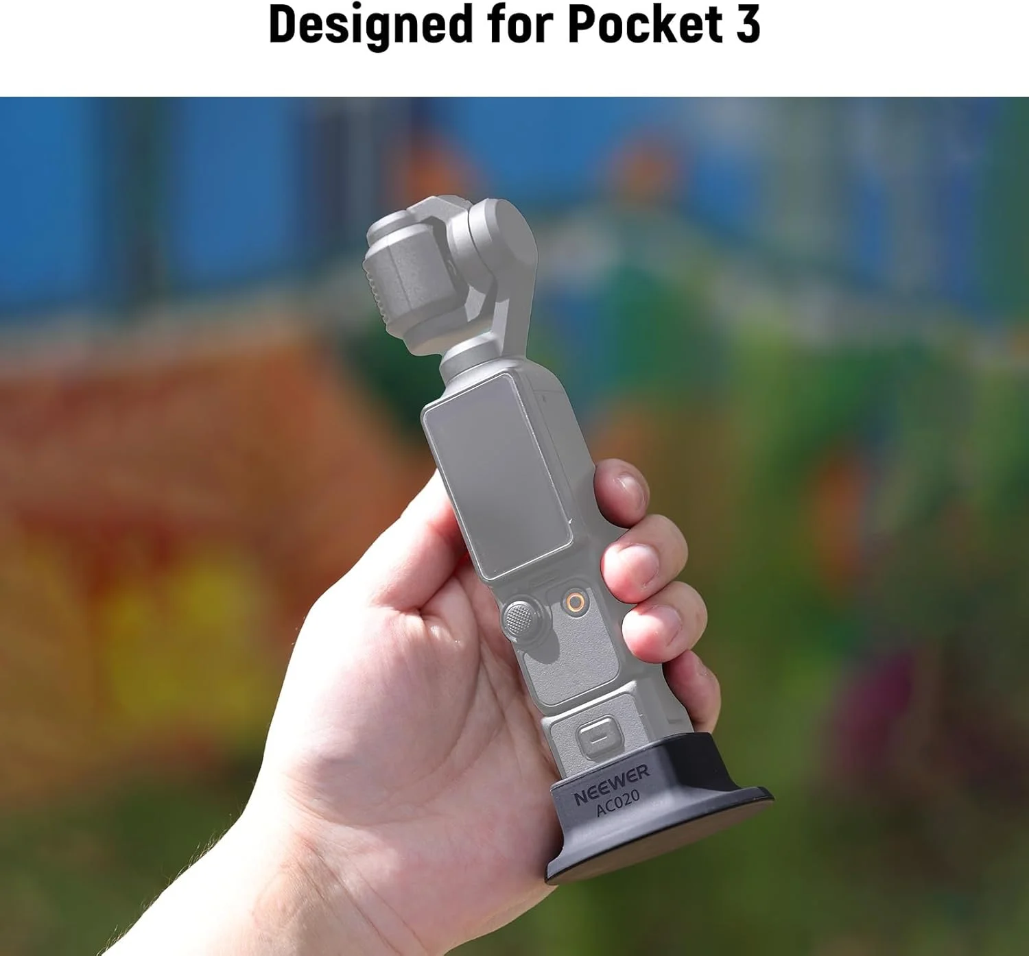 پایه سیلیکونی NEEWER برای Pocket 3، قطر 64 میلیمتر، ضد لغزش، نرم، پایدار، ضد خش، پایه نگهدارنده دوربین رومیزی سازگار با دوربین گیمبال DJI Osmo Pocket 3، مدل AC020 پایه سیلیکونی NEEWER برای Pocket 3، قطر 64 میلیمتر، ضد لغزش، نرم، پایدار، ضد خش، پایه نگهدارنده دوربین رومیزی سازگار با دوربین گیمبال DJI Osmo Pocket 3، مدل AC020