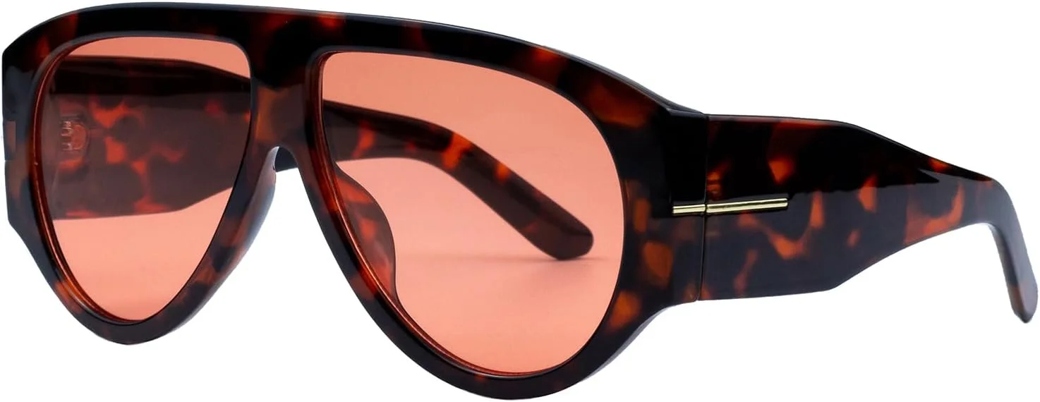 عینک آفتابی خلبانی بزرگ و مد روز OSAGAMA برای زنان و مردان، طراحی لوکس و کلاسیک دهه 70