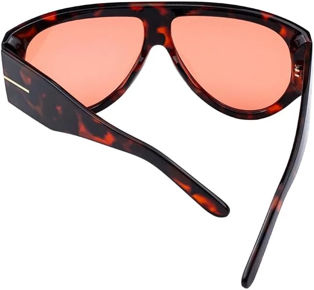 عینک آفتابی خلبانی بزرگ و مد روز OSAGAMA برای زنان و مردان، طراحی لوکس و کلاسیک دهه 70