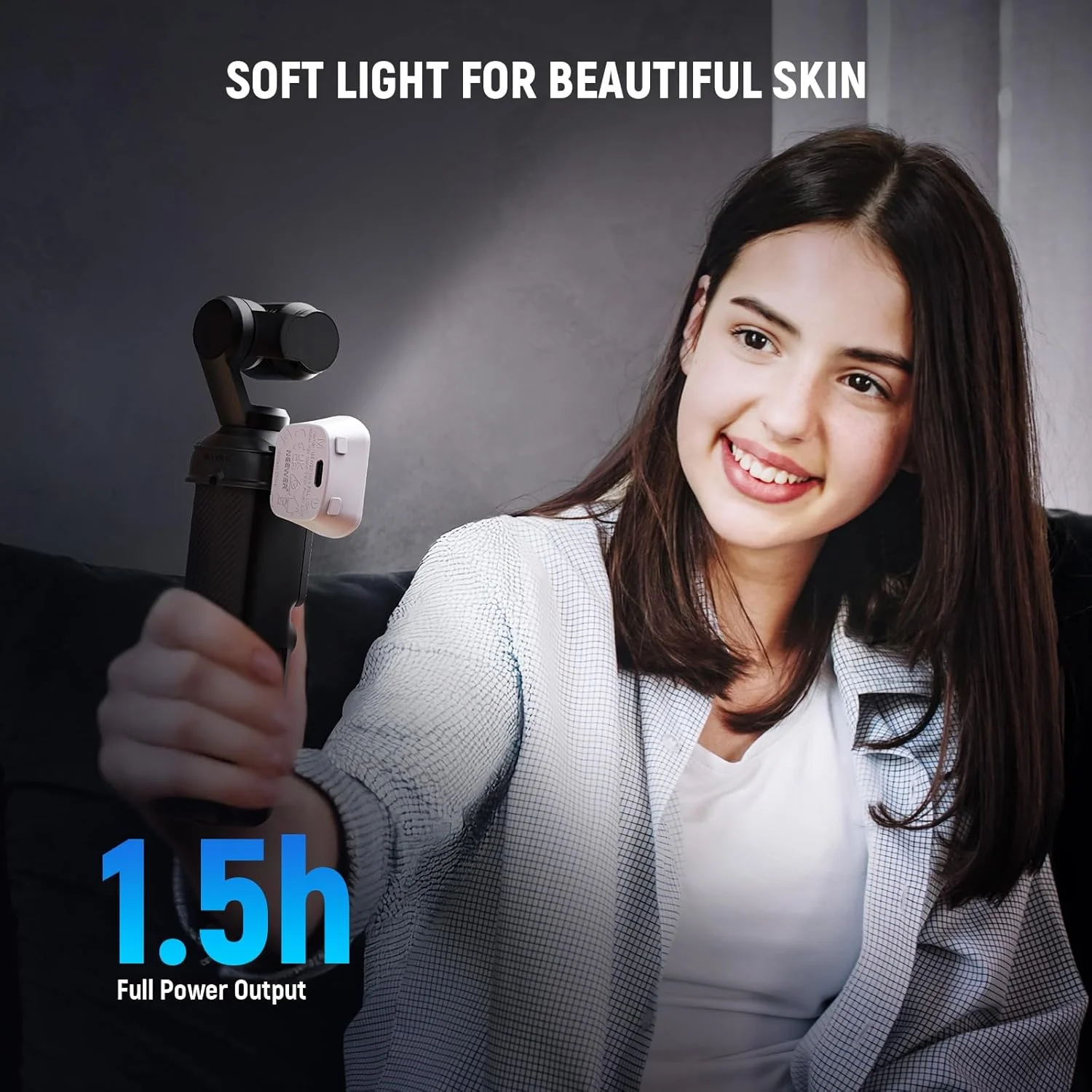 نور کمکی مغناطیسی پایه نیوور سازگار با DJI OSMO Pocket 3 Gimbal Camera Creator Combo، نور پرکننده LED کوچک قابل شارژ برای سلفی، ولاگ، ضبط ویدیو، شارژ USB C، M21 نور کمکی مغناطیسی پایه نیوور سازگار با DJI OSMO Pocket 3 Gimbal Camera Creator Combo، نور پرکننده LED کوچک قابل شارژ برای سلفی، ولاگ، ضبط ویدیو، شارژ USB C، M21
