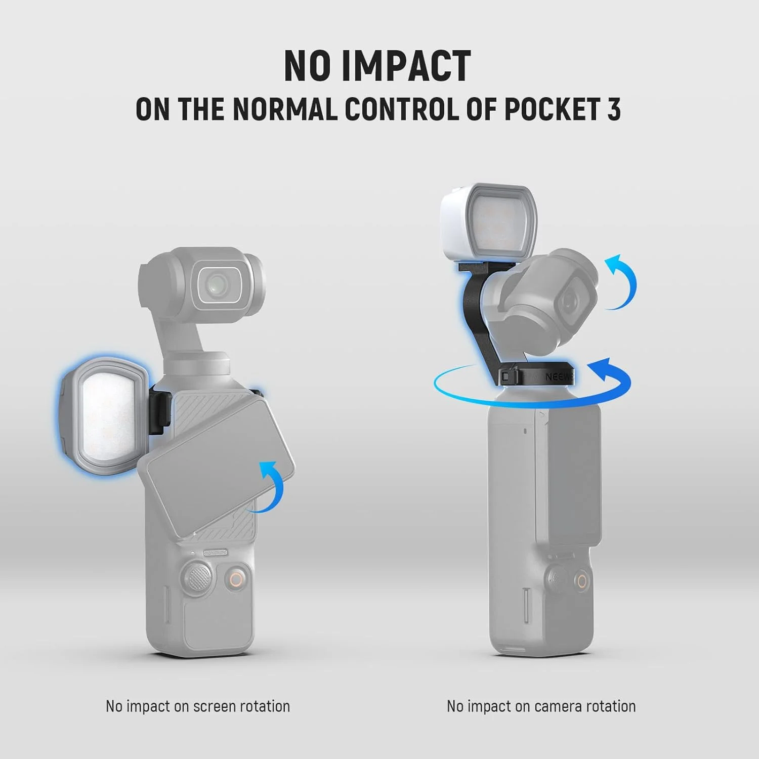 نور کمکی مغناطیسی پایه نیوور سازگار با DJI OSMO Pocket 3 Gimbal Camera Creator Combo، نور پرکننده LED کوچک قابل شارژ برای سلفی، ولاگ، ضبط ویدیو، شارژ USB C، M21 نور کمکی مغناطیسی پایه نیوور سازگار با DJI OSMO Pocket 3 Gimbal Camera Creator Combo، نور پرکننده LED کوچک قابل شارژ برای سلفی، ولاگ، ضبط ویدیو، شارژ USB C، M21