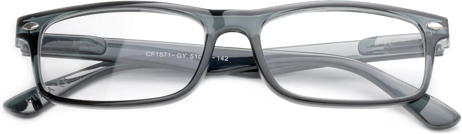 فریم عینک عدسی شفاف Newbee Fashion، فریم مستطیلی، عینک های فیک بدون نسخه