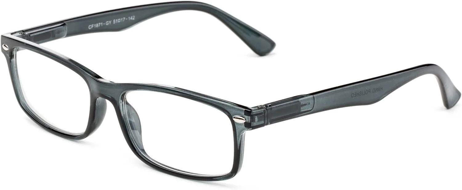 فریم عینک عدسی شفاف Newbee Fashion، فریم مستطیلی، عینک های فیک بدون نسخه