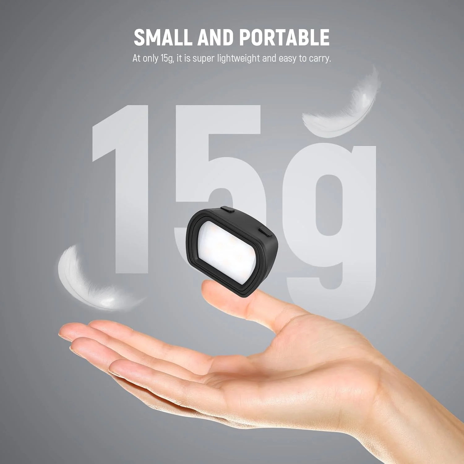 نور کمکی مغناطیسی NEEWER BASICS سازگار با دوربین گیمبال DJI OSMO Pocket 3 Creator Combo، نورپردازی LED کوچک قابل شارژ USB C برای ضبط سلفی ولاگ ویدیو، M21 مشکی نور کمکی مغناطیسی NEEWER BASICS سازگار با دوربین گیمبال DJI OSMO Pocket 3 Creator Combo، نورپردازی LED کوچک قابل شارژ USB C برای ضبط سلفی ولاگ ویدیو، M21 مشکی