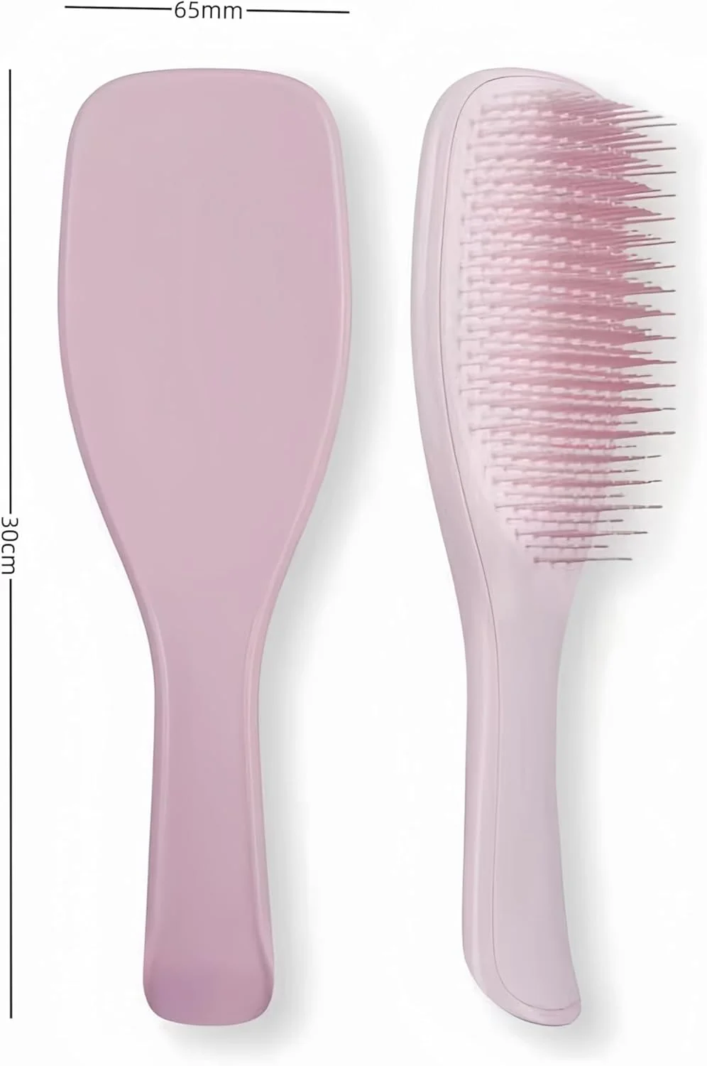 برس مو باز کننده گره مو HOGOOD، شانه ماساژ موی فر برای موهای طبیعی، فر، خیس، خشک، ضخیم، صاف، بلند، مناسب انواع مو، از بین برنده گره و کاهش شکستگی مو (صورتی)