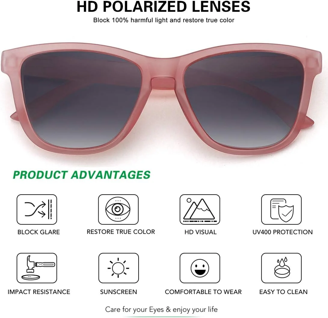 عینک آفتابی پلاریزه MEETSUN برای زنان و مردان، طراحی کلاسیک و مدرن