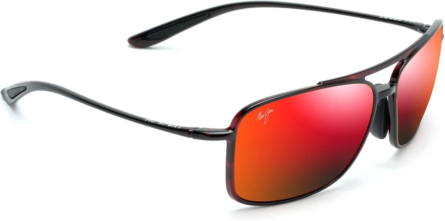 عینک آفتابی خلبانی پلاریزه مردانه و زنانه Maui Jim مدل Kaupo Gap