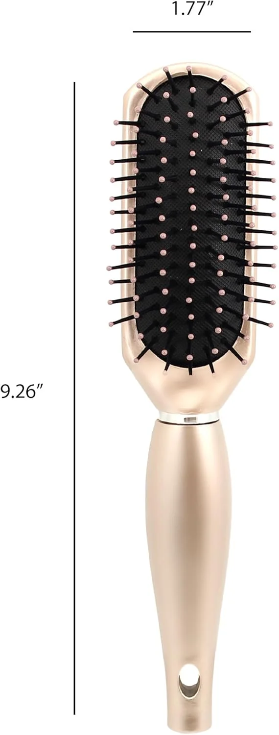 برس حالت دهنده موهای فر رزگلد Earth & I، محصولات فر کننده مو، برس حجم دهنده، برس باز کننده گره و لوازم ضروری حالت دهی، مناسب موهای 2A تا 3C، برس برای مشخص کردن فرها