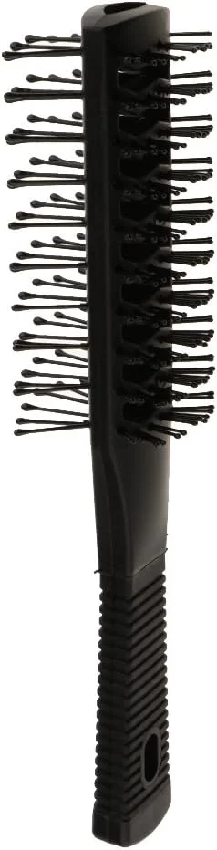 برس موی دو طرفه دریچه دار، برس حرفه ای ردیفی دریچه دار برای آقایان و بانوان، برای خشک کردن موهای خیس، کوتاه، مجعد یا صاف