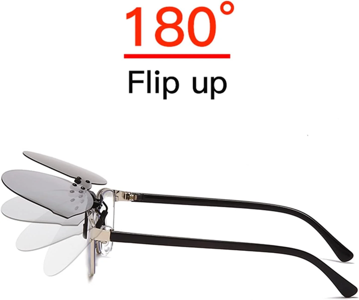 عینک آفتابی گیره ای بدون فریم پلاریزه MAKINGTEC، لنز بدون لبه با قابلیت چرخش و محافظت UV400 ضد بازتاب نور برای رانندگی، ورزش های فضای باز، ماهیگیری، روزهای بارانی و مه آلود برای مردان و زنان عینک آفتابی گیره ای بدون فریم پلاریزه MAKINGTEC، لنز بدون لبه با قابلیت چرخش و محافظت UV400 ضد بازتاب نور برای رانندگی، ورزش های فضای باز، ماهیگیری، روزهای بارانی و مه آلود برای مردان و زنان