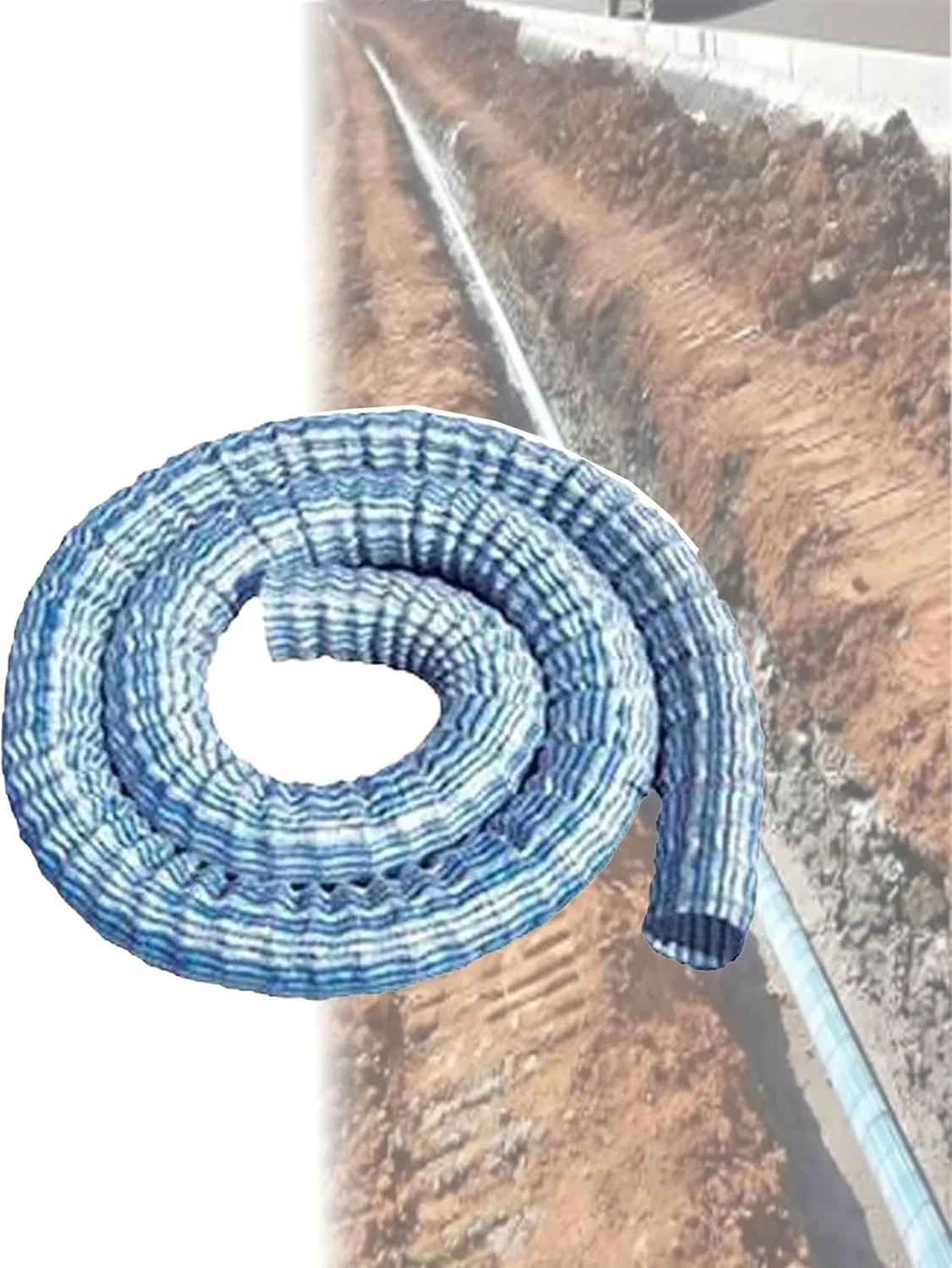 لوله زهکشی انعطاف پذیر پارچه نبافته با سیم فولادی، لوله زهکش فرانسوی راه راه، شیلنگ نفوذپذیر انعطاف پذیر باغ 5 سانتی متر برای پیاده رو چمن (9 متر) لوله زهکشی انعطاف پذیر پارچه نبافته با سیم فولادی، لوله زهکش فرانسوی راه راه، شیلنگ نفوذپذیر انعطاف پذیر باغ 5 سانتی متر برای پیاده رو چمن (9 متر)