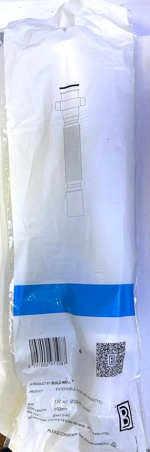 پک 3 عددی لوله تخلیه سینک ظرفشویی قابل گسترش، 1¼ اینچ در 0.32 میلی متر، طول 80 سانتی متر، لوله فاضلاب انعطاف پذیر جهانی برای مونتاژ روشویی حمام و آشپزخانه پک 3 عددی لوله تخلیه سینک ظرفشویی قابل گسترش، 1¼ اینچ در 0.32 میلی متر، طول 80 سانتی متر، لوله فاضلاب انعطاف پذیر جهانی برای مونتاژ روشویی حمام و آشپزخانه