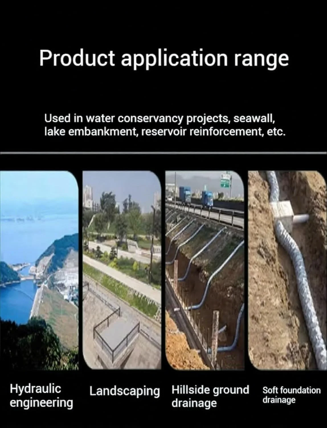 لوله زهکشی انعطاف پذیر پارچه نبافته با سیم فولادی، لوله زهکش فرانسوی راه راه، شیلنگ نفوذپذیر انعطاف پذیر باغ 5 سانتی متر برای پیاده رو چمن (9 متر) لوله زهکشی انعطاف پذیر پارچه نبافته با سیم فولادی، لوله زهکش فرانسوی راه راه، شیلنگ نفوذپذیر انعطاف پذیر باغ 5 سانتی متر برای پیاده رو چمن (9 متر)