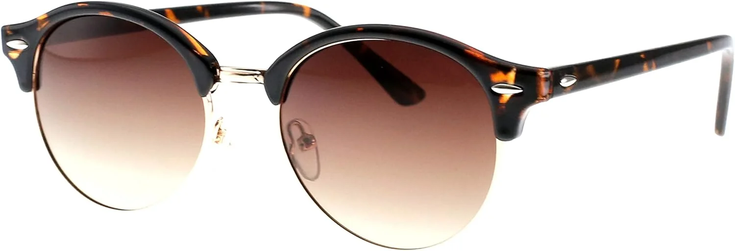 عینک آفتابی پلاریزه گرد مردانه و زنانه Lee Cooper با لنز قهوه ای تدریجی مدل LC1012C03، سایز One Size