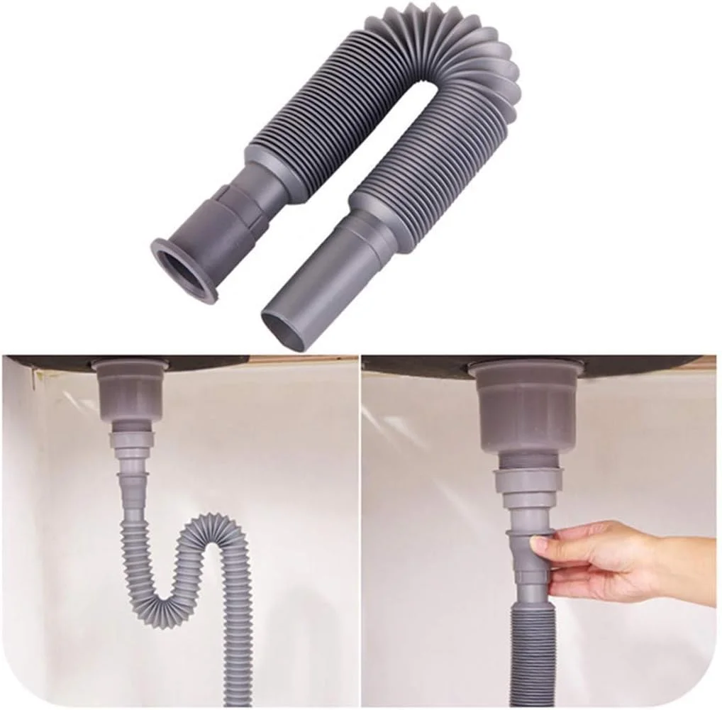 Basin Retractable Down Pipe Reusable Plastic Corrugated Pipe Underfloor Drain Comfortable and Environmentally Dexterous and professional