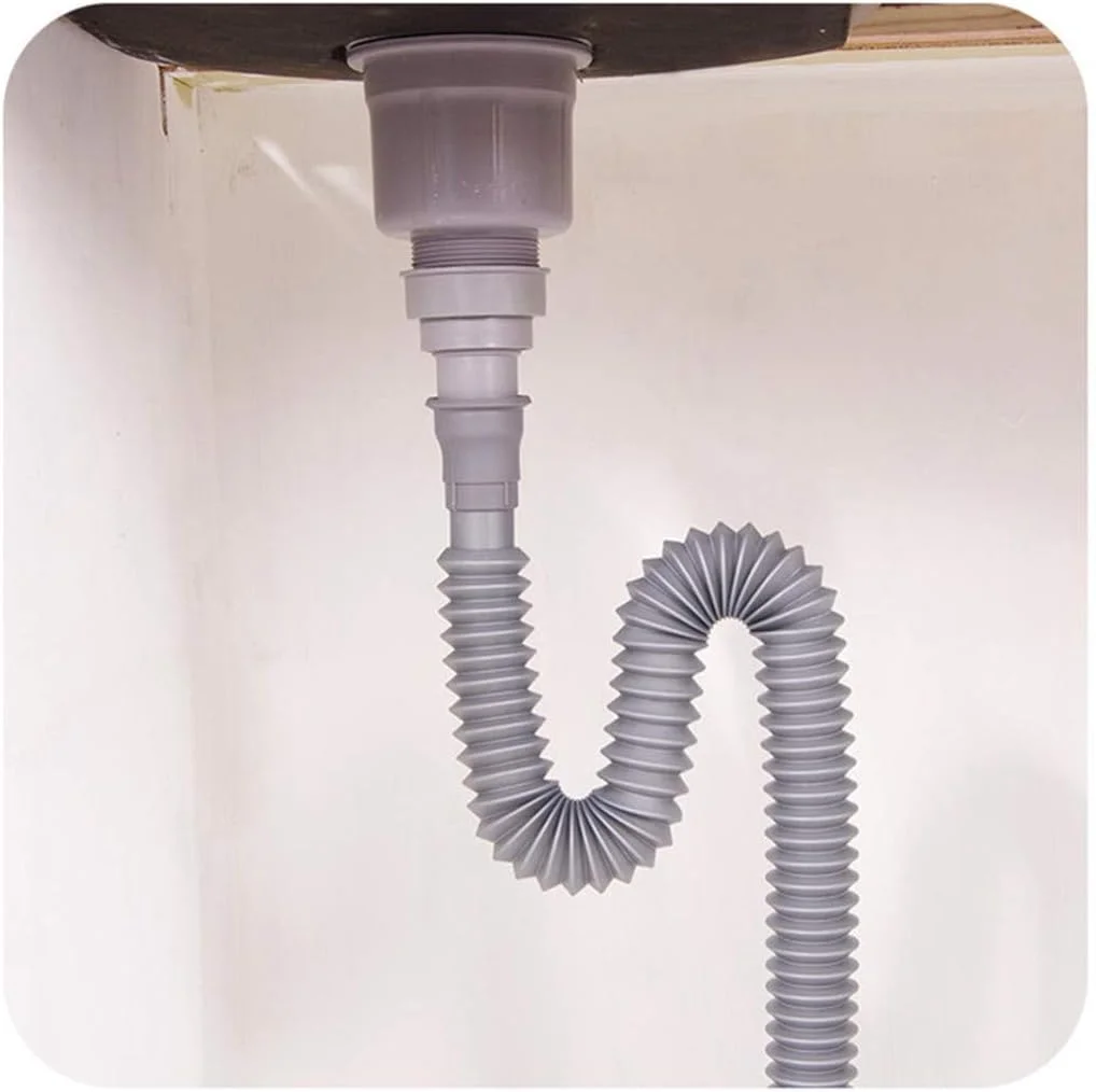 Basin Retractable Down Pipe Reusable Plastic Corrugated Pipe Underfloor Drain Comfortable and Environmentally Dexterous and professional