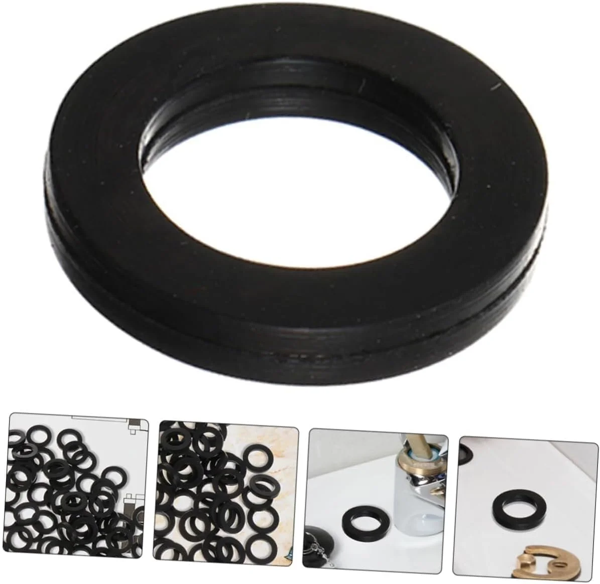 50 عدد واشر لاستیکی برای لوله گاز، واشر سینک ظرفشویی، واشر آب بندی، واشر لاستیکی برای دوش، واشر آب بندی لوله، واشر تخلیه سینک، NBR مشکی