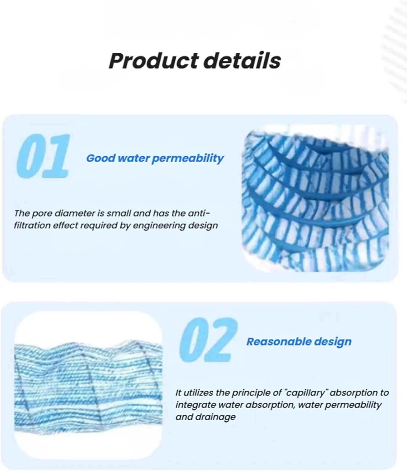 French Drain Pipe Corrugated Drainage Pipes Non Woven Fabric,Ground Perforated Drain Tube for Patio/Exterior/Yard(Dia-10cm/3.9in)