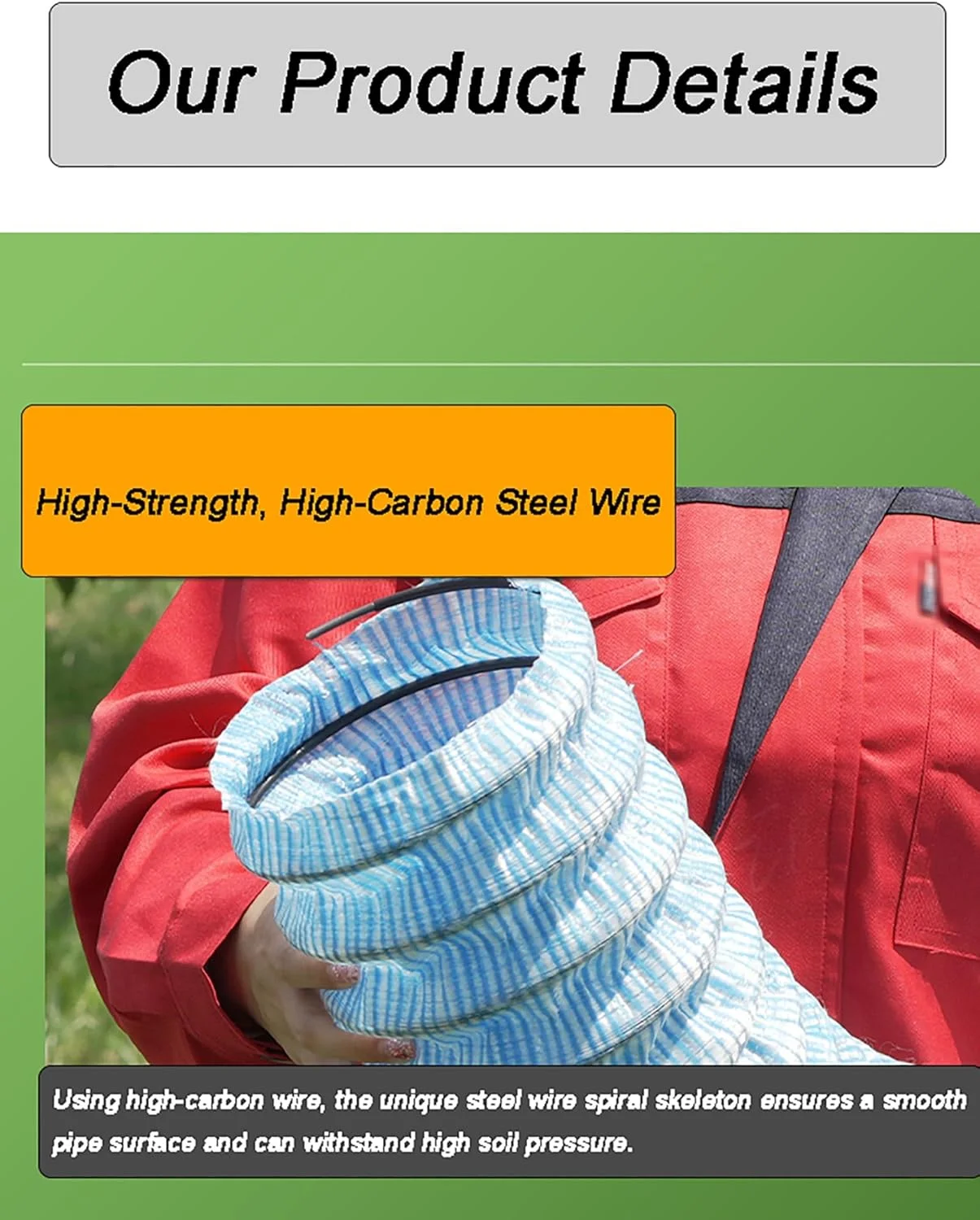 لوله زهکشی فرانسوی نفوذ نرم، لوله های زهکشی سوراخ دار، لوله های سوراخ دار محل ساخت و ساز/زمین ورزشی و لوله گریان (50 میلی متر، 19 متر) لوله زهکشی فرانسوی نفوذ نرم، لوله های زهکشی سوراخ دار، لوله های سوراخ دار محل ساخت و ساز/زمین ورزشی و لوله گریان (50 میلی متر، 19 متر)