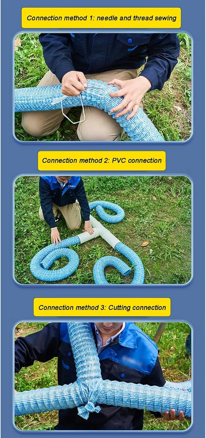 لوله زهکشی فرانسوی سوراخ دار، لوله زهکشی انعطاف پذیر پارچه ای نبافته برای فضای باز حیاط/چمن/پاسیو/محوطه سازی، زهکشی زمین (100 میلی متر، 4 متر) لوله زهکشی فرانسوی سوراخ دار، لوله زهکشی انعطاف پذیر پارچه ای نبافته برای فضای باز حیاط/چمن/پاسیو/محوطه سازی، زهکشی زمین (100 میلی متر، 4 متر)