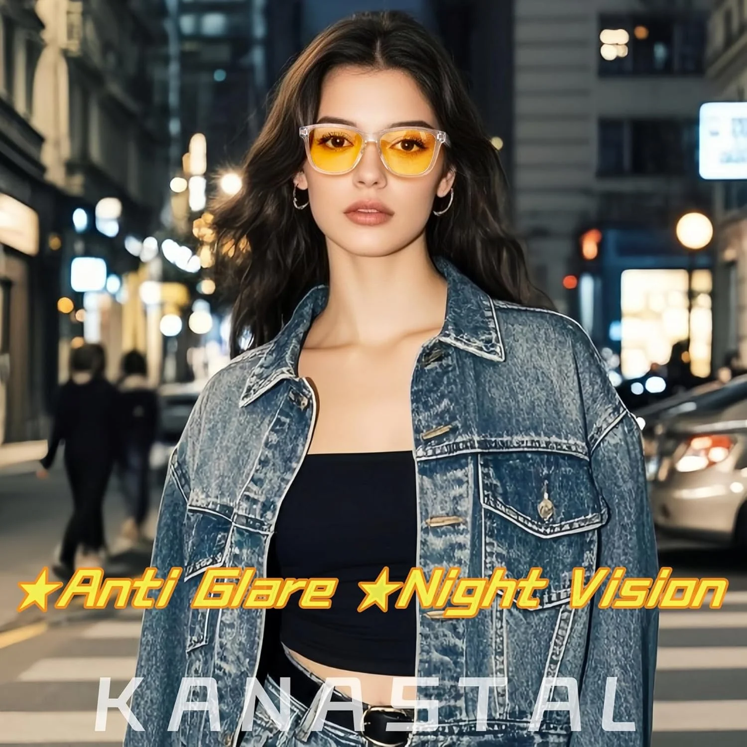 عینک آفتابی پلاریزه زنانه KANASTAL، عینک آفتابی مربعی کلاسیک زنانه، سایه های سبک وزن مردانه محافظت 100% UV400 برای رانندگی، ماهیگیری، فعالیت های خارج از منزل