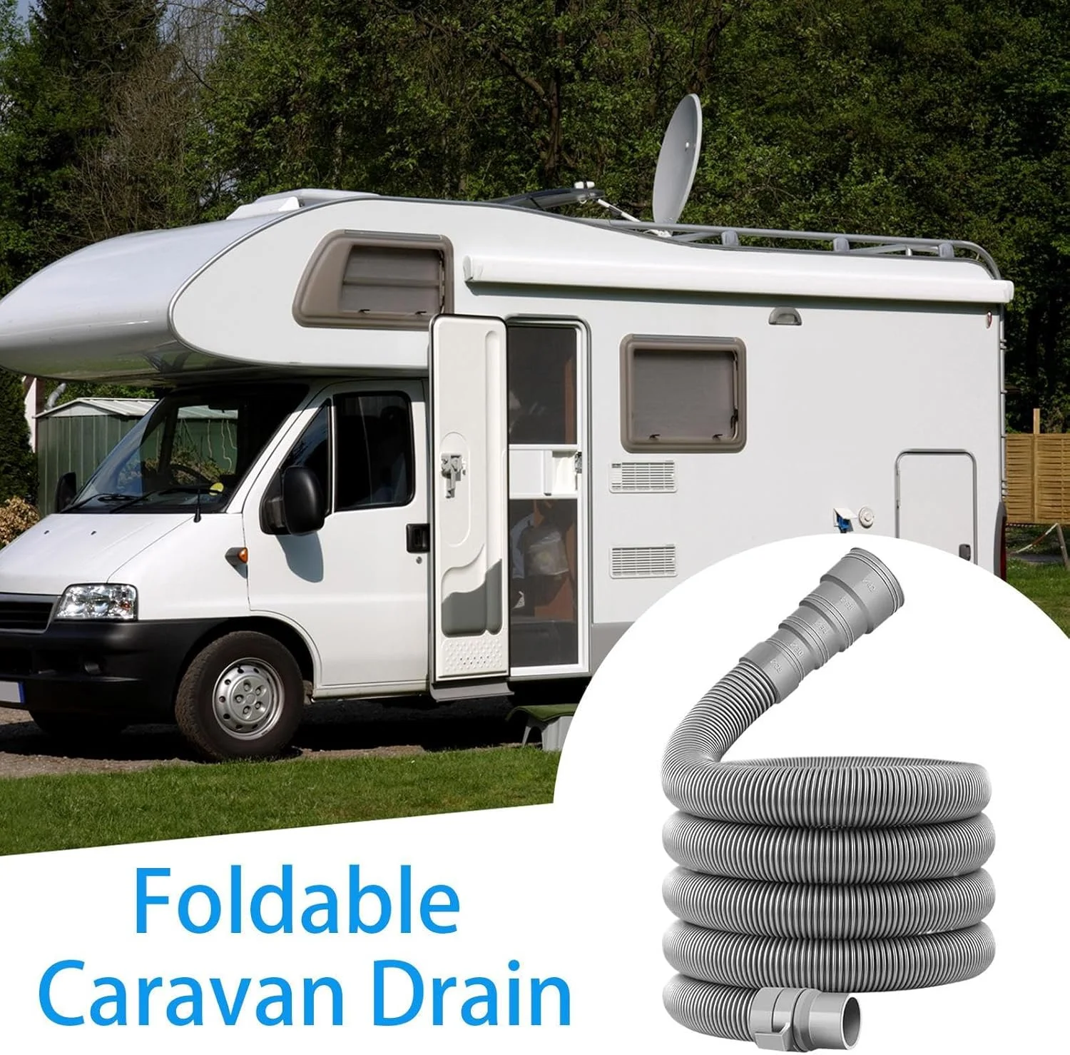 کیت شلنگ فاضلاب - لوله تخلیه ضد نشت کاروان | شلنگ تاشو قابل تنظیم برای تعمیرات، تعطیلات، مسافرت در فضای باز، خودرو، ساحل و کمپینگ کیت شلنگ فاضلاب - لوله تخلیه ضد نشت کاروان | شلنگ تاشو قابل تنظیم برای تعمیرات، تعطیلات، مسافرت در فضای باز، خودرو، ساحل و کمپینگ