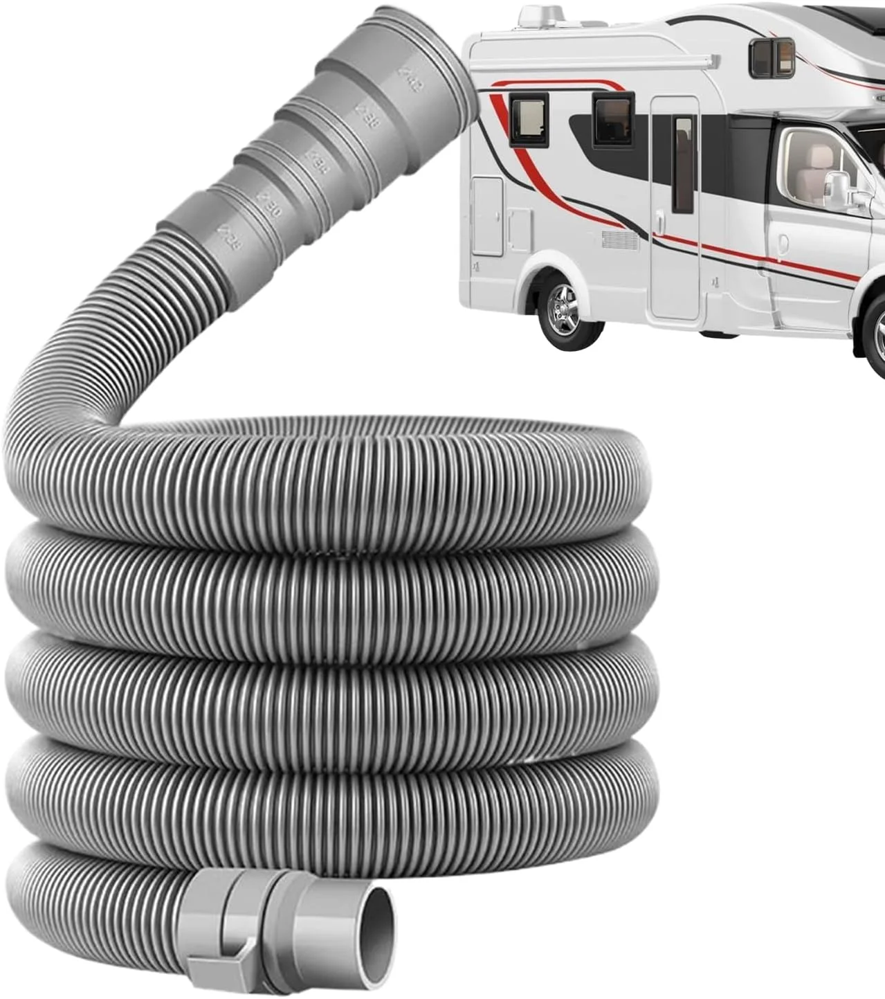 کیت شلنگ فاضلاب RV - لوله تخلیه ضد نشت کاروان، شلنگ تاشو قابل تنظیم برای تعمیر مسافرت تعطیلات در فضای باز، وسیله نقلیه، ساحل، کمپینگ کیت شلنگ فاضلاب RV - لوله تخلیه ضد نشت کاروان، شلنگ تاشو قابل تنظیم برای تعمیر مسافرت تعطیلات در فضای باز، وسیله نقلیه، ساحل، کمپینگ