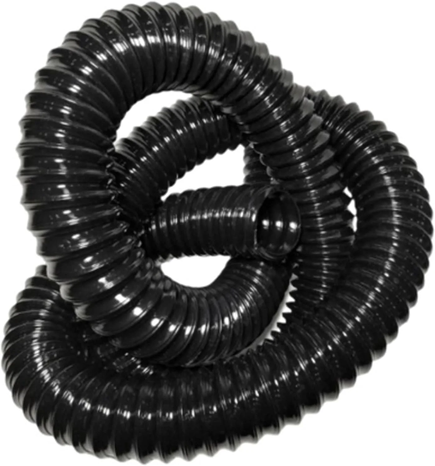 لوله خرطومی مشکی جاروبرقی، جداکننده گرد و غبار انعطاف پذیر، ضخامت 0.93 میلی متر، لوله پلی یورتان PU برای مکنده گرد و غبار صنعتی (190 میلی متر / 7.5 اینچ)