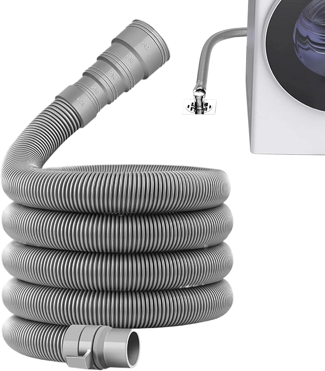 شیلنگ فاضلاب برای RV، لوله تخلیه کاروان، شیلنگ تاشو قابل تنظیم برای تعمیرات، تعطیلات، مسافرت در فضای باز، وسیله نقلیه، ساحل، کمپینگ