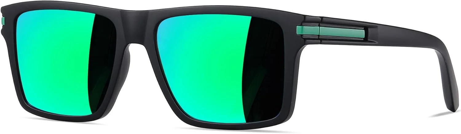 عینک آفتابی Joopin مردانه زنانه، عینک آفتابی مربعی پلاریزه وینتیج با فریم سبک TR90 و محافظت UV400