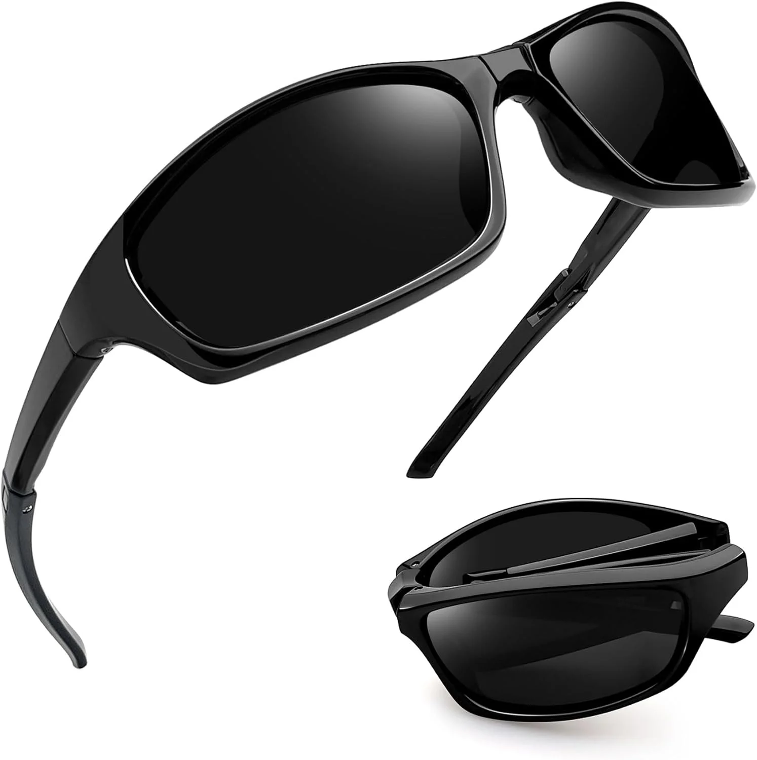 عینک آفتابی ورزشی Joopin برای مردان و زنان، مناسب رانندگی، دویدن، دوچرخه سواری و ماهیگیری، پلاریزه با محافظت UV400 عینک آفتابی ورزشی Joopin برای مردان و زنان، مناسب رانندگی، دویدن، دوچرخه سواری و ماهیگیری، پلاریزه با محافظت UV400