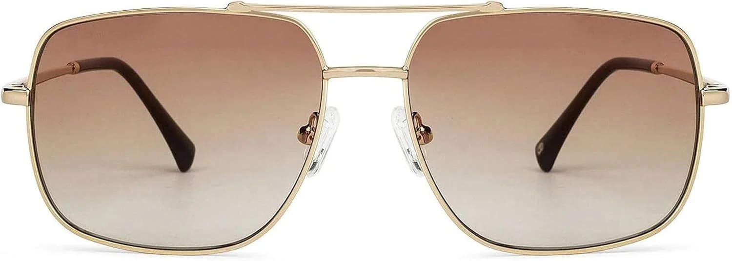 جان جیکوبز | عینک آفتابی مربعی شیک و ممتاز با فریم کامل | محافظت 100% در برابر اشعه ماوراء بنفش | مردانه و زنانه | متوسط | JJ S12959