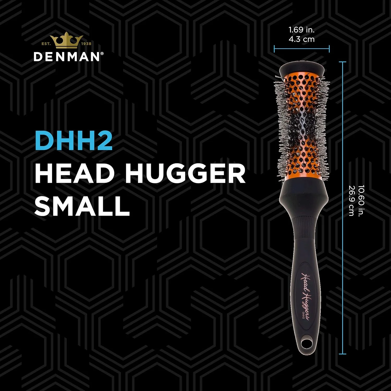 برس فر کننده مو دنمن DHH2H مدل HeadHugger با سایز متوسط