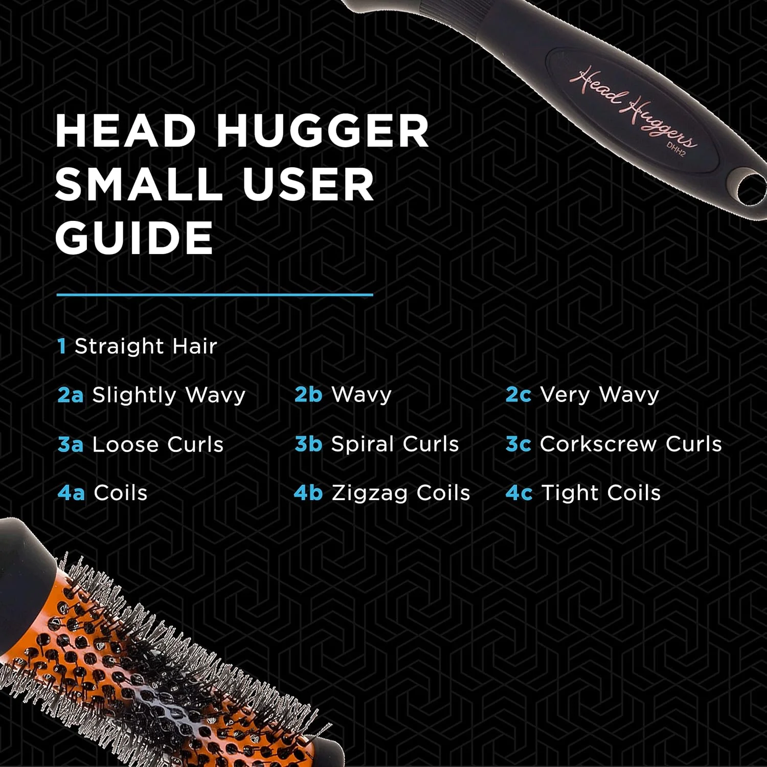 برس فر کننده مو دنمن DHH2H مدل HeadHugger با سایز متوسط