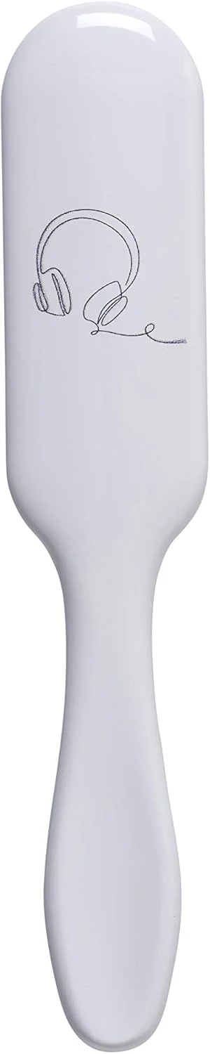 Denman D90"Headphones" Tangle Tamer Brush, White