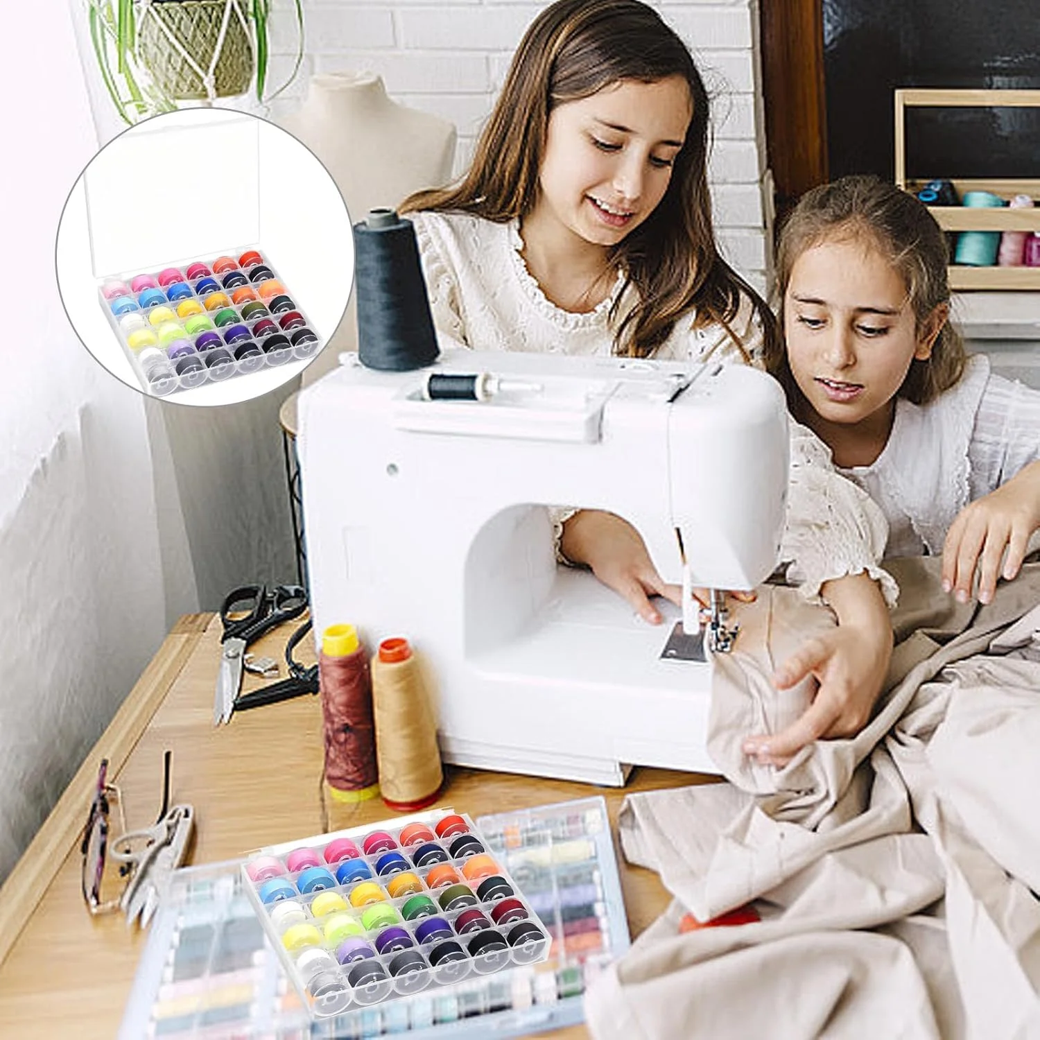 ماسوره چرخ خیاطی LWLWA، 36 عدد ماسوره چرخ خیاطی به همراه 36 رنگ نخ خیاطی، جعبه ماسوره شفاف، ماسوره نخ زیر، ماسوره چرخ خیاطی مناسب چرخ خیاطی، لباس ماسوره چرخ خیاطی LWLWA، 36 عدد ماسوره چرخ خیاطی به همراه 36 رنگ نخ خیاطی، جعبه ماسوره شفاف، ماسوره نخ زیر، ماسوره چرخ خیاطی مناسب چرخ خیاطی، لباس