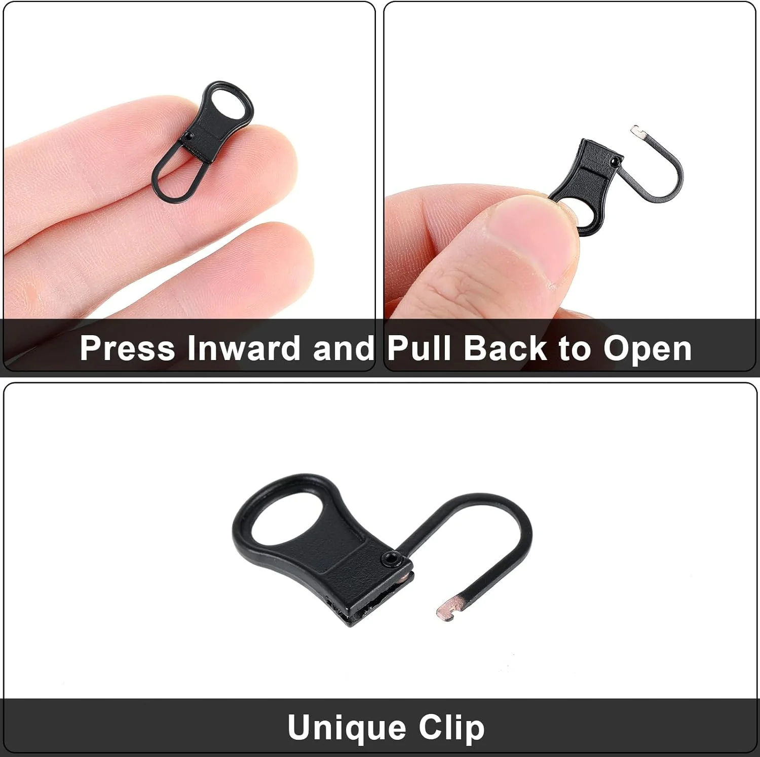 لوسوفی 20 عدد سرزیپ جایگزین جداشدنی، سرزیپ های یونیورسال مشکی برای تعمیر زیپ کاپشن، چمدان، کوله پشتی، کیف پول، چکمه، کت، شلوار و چادر لوسوفی 20 عدد سرزیپ جایگزین جداشدنی، سرزیپ های یونیورسال مشکی برای تعمیر زیپ کاپشن، چمدان، کوله پشتی، کیف پول، چکمه، کت، شلوار و چادر