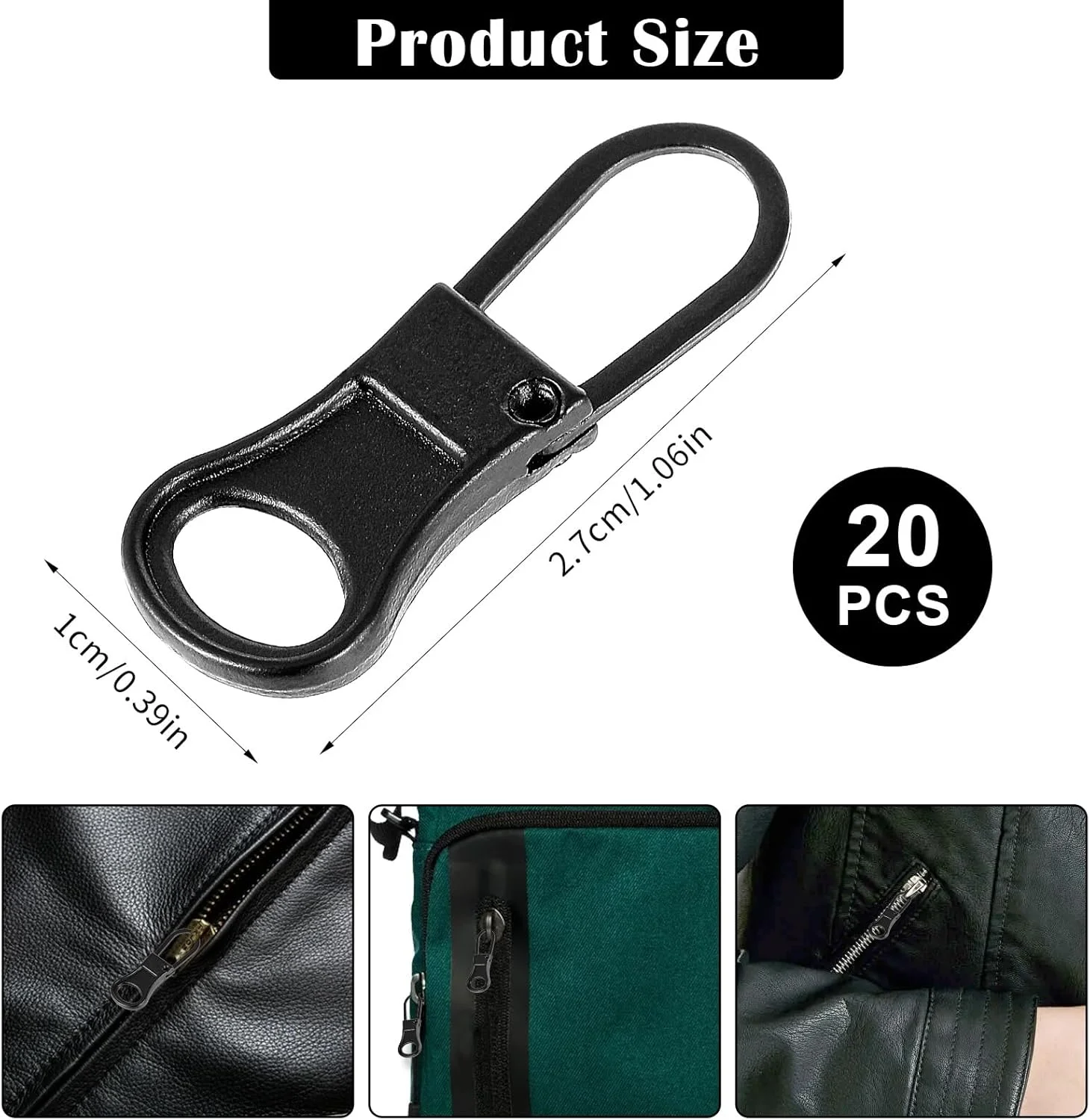 لوسوفی 20 عدد سرزیپ جایگزین جداشدنی، سرزیپ های یونیورسال مشکی برای تعمیر زیپ کاپشن، چمدان، کوله پشتی، کیف پول، چکمه، کت، شلوار و چادر لوسوفی 20 عدد سرزیپ جایگزین جداشدنی، سرزیپ های یونیورسال مشکی برای تعمیر زیپ کاپشن، چمدان، کوله پشتی، کیف پول، چکمه، کت، شلوار و چادر