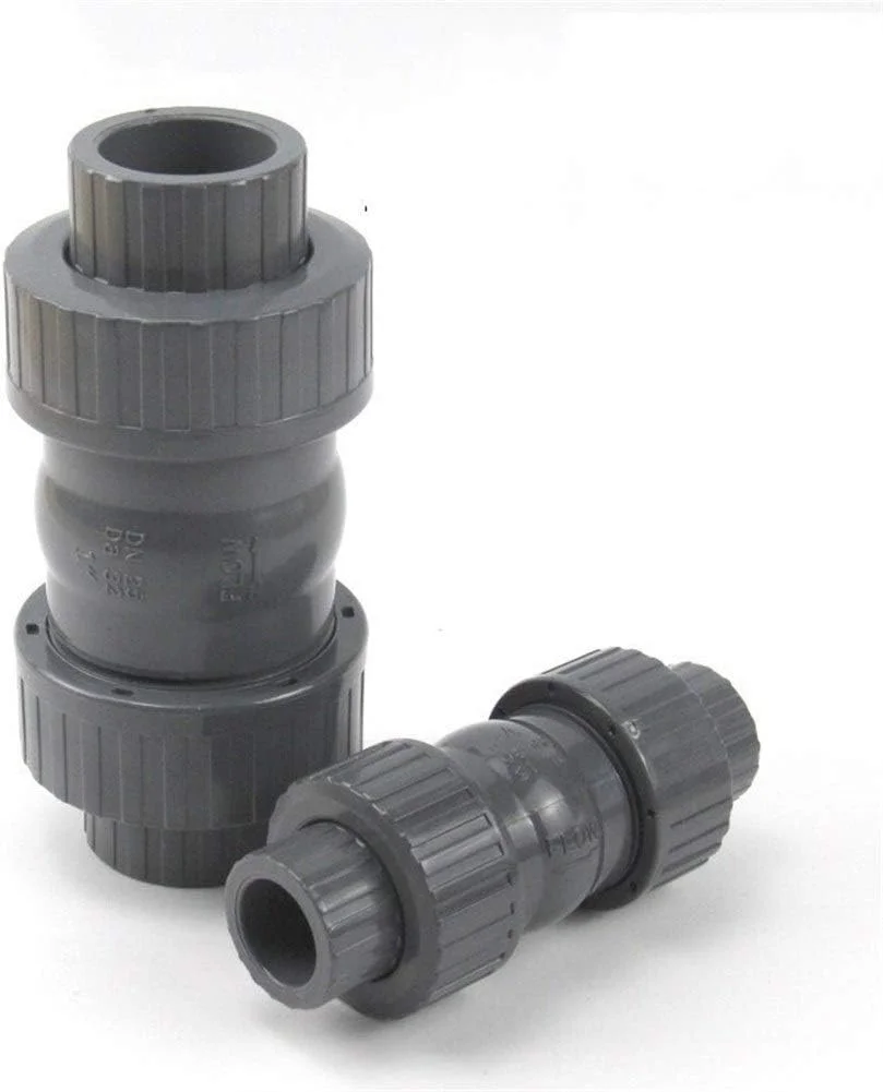 ابزار تعمیر لوله LOCZEK، 3 عدد، قطر داخلی 20 تا 63 میلی متر، شیر یک طرفه PVC، اتصالات لوله UPVC برای آبیاری باغ، آکواریوم، مخزن ماهی (سایز: قطر داخلی 20 میلی متر)