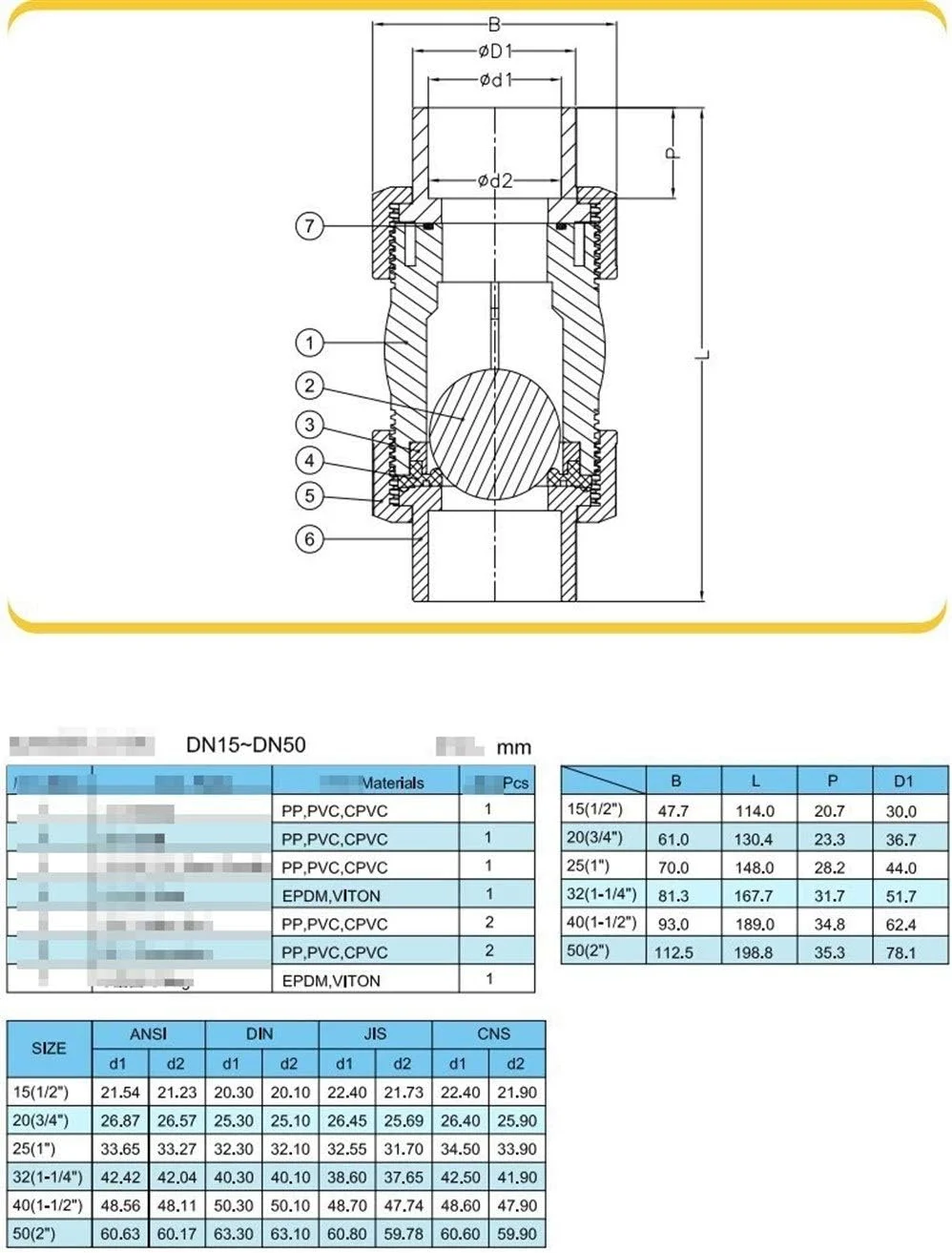 ابزار تعمیر لوله LOCZEK، 3 عدد، قطر داخلی 20 تا 63 میلی متر، شیر یک طرفه PVC، اتصالات لوله UPVC برای آبیاری باغ، آکواریوم، مخزن ماهی (اندازه: قطر داخلی 20 میلی متر) ابزار تعمیر لوله LOCZEK، 3 عدد، قطر داخلی 20 تا 63 میلی متر، شیر یک طرفه PVC، اتصالات لوله UPVC برای آبیاری باغ، آکواریوم، مخزن ماهی (اندازه: قطر داخلی 20 میلی متر)