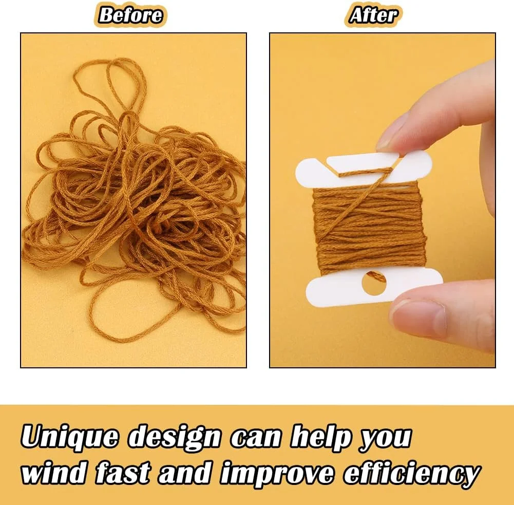 بوبین نخ دندان پلاستیکی LOKUNN، 150 عدد بوبین پلاستیکی (سفید)، کارت نخ دوزی برای نخ بخیه صنایع دستی DIY، ذخیره سازی خیاطی، بوبین های نخ دندان سخت بوبین نخ دندان پلاستیکی LOKUNN، 150 عدد بوبین پلاستیکی (سفید)، کارت نخ دوزی برای نخ بخیه صنایع دستی DIY، ذخیره سازی خیاطی، بوبین های نخ دندان سخت