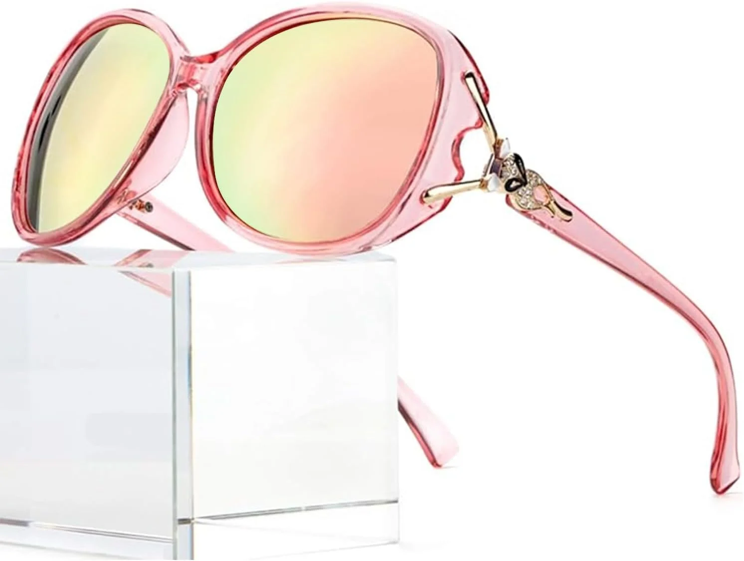 عینک آفتابی زنانه FIMILU، عینک آفتابی پلاریزه مد روز، عینک های آفتابی بزرگ و سایز بزرگ، سایه بان های زنانه محافظت در برابر اشعه ماوراء بنفش