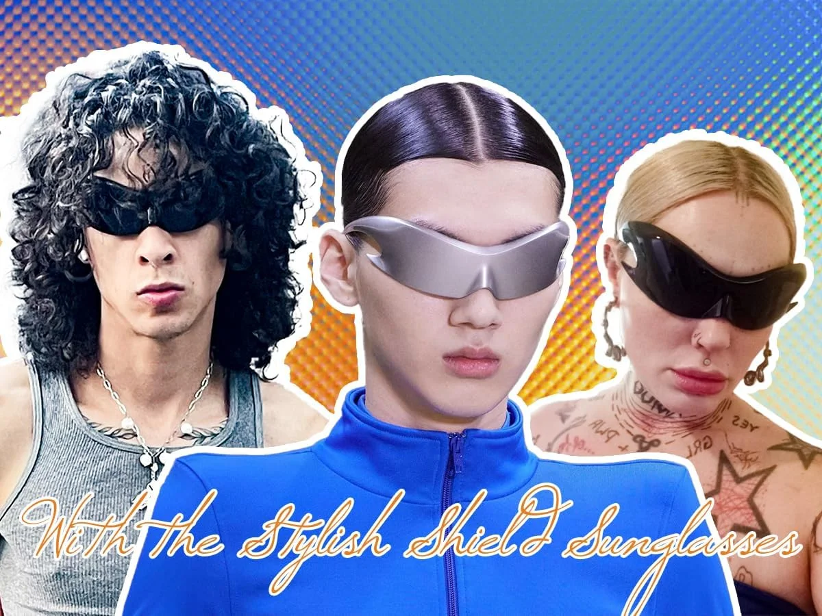 عینک آفتابی فایسدی مدل Futuristic، فشن Alien Y2K Wrap Around مناسب برای زنان و مردان B4135 عینک آفتابی فایسدی مدل Futuristic، فشن Alien Y2K Wrap Around مناسب برای زنان و مردان B4135