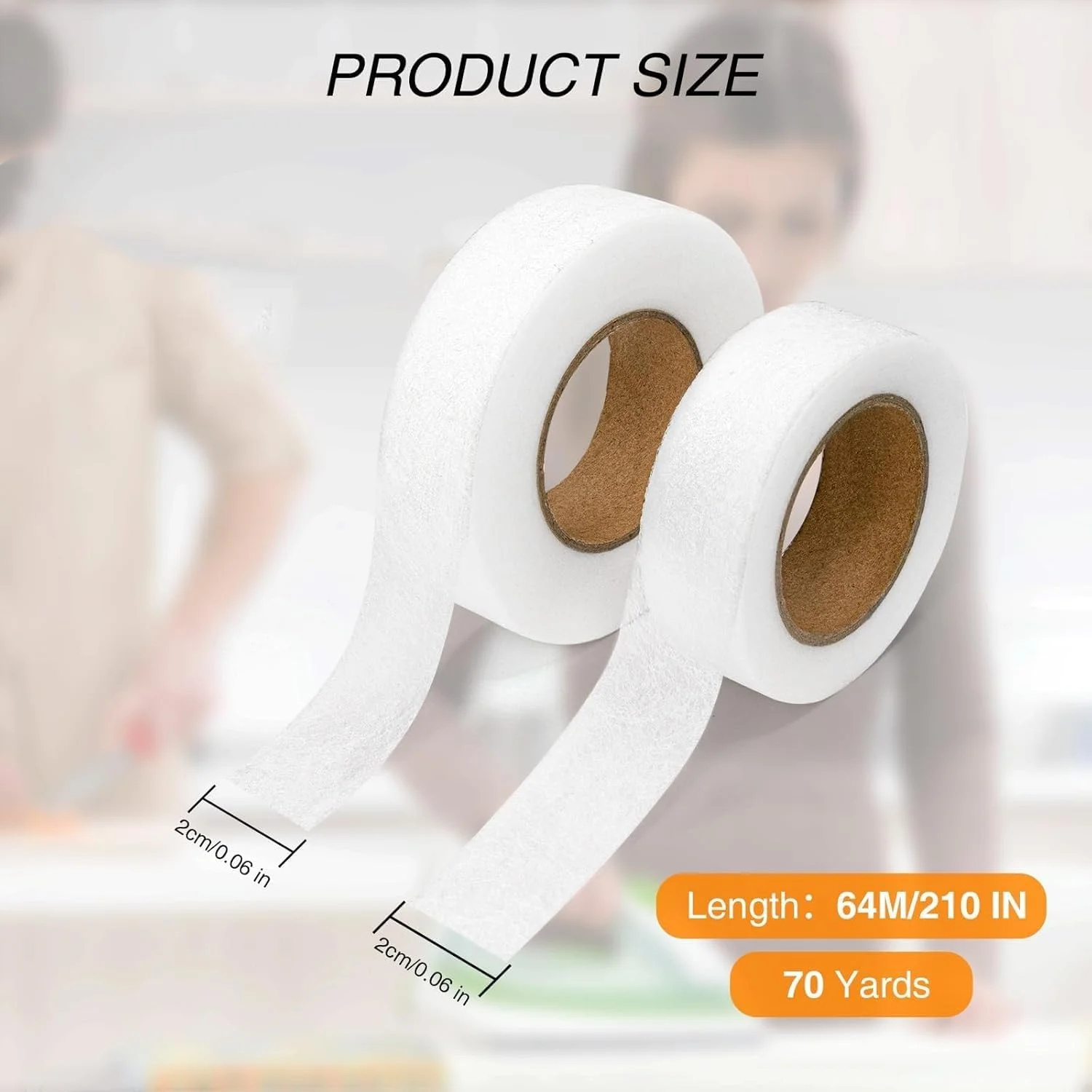 نوار چسب حرارتی بدون دوخت Loiisgy، عرض 2 سانتی متر، طول 64 متر (2 رول) - نوار چسب ذوب شدنی برای لباس، شلوار، پرده و پارچه نوار چسب حرارتی بدون دوخت Loiisgy، عرض 2 سانتی متر، طول 64 متر (2 رول) - نوار چسب ذوب شدنی برای لباس، شلوار، پرده و پارچه