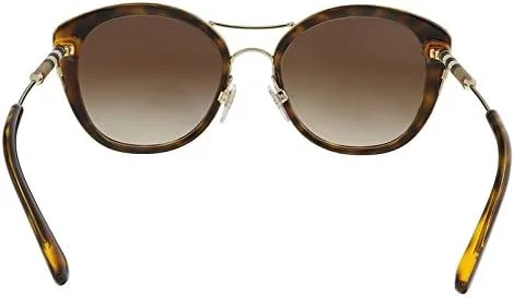 عینک آفتابی زنانه Burberry 0be4251q 300213 53، مدل چشم گربه ای، قهوه ای، 140 میلی متر