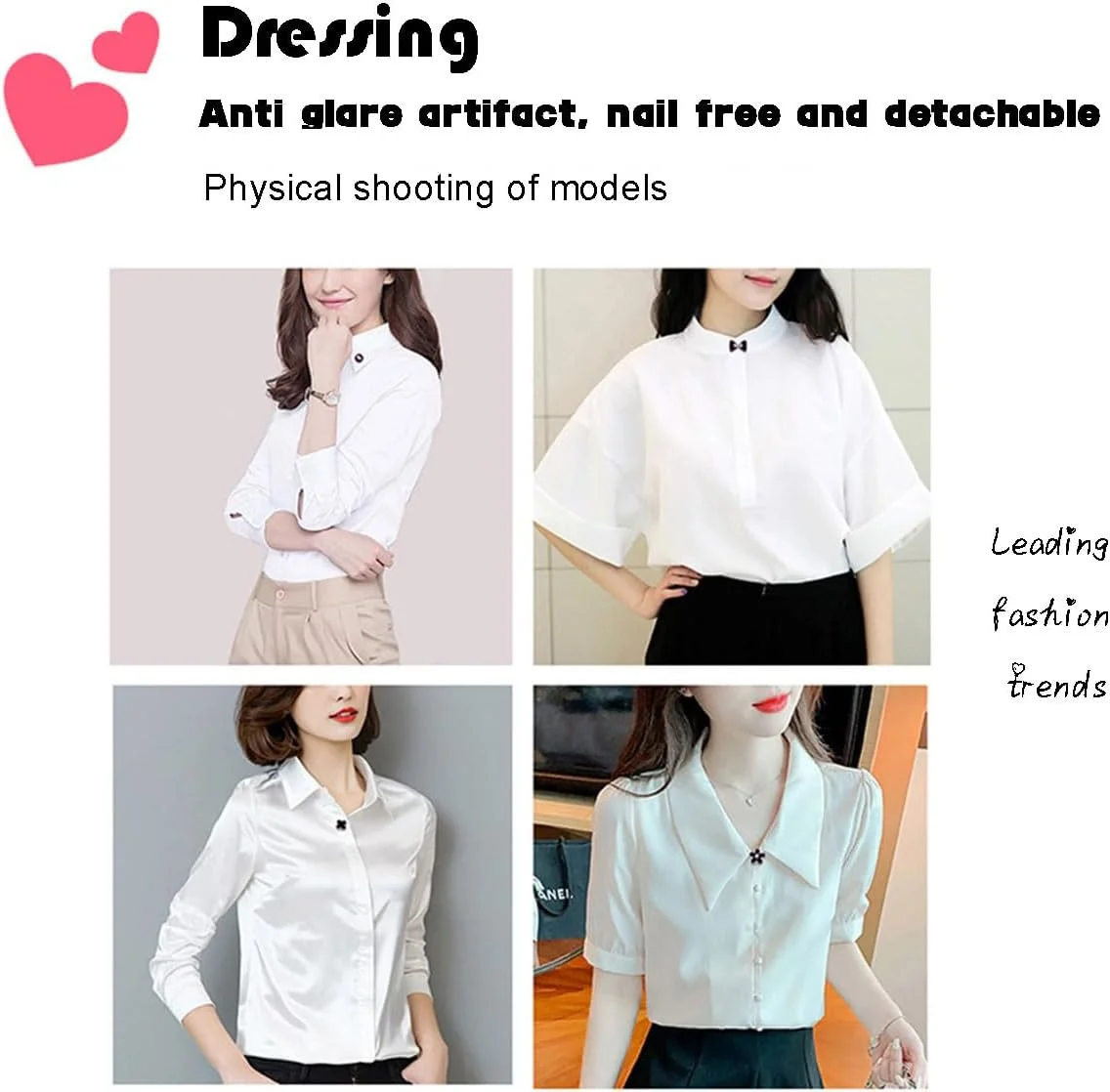 Lizihengpi ست 6 عددی کاور دکمه ضد باز شدن برای لباس زنانه، سنجاق سینه کمر، دکمه های سفت کننده پیراهن، سنجاق کوچک سفت کننده لباس Lizihengpi ست 6 عددی کاور دکمه ضد باز شدن برای لباس زنانه، سنجاق سینه کمر، دکمه های سفت کننده پیراهن، سنجاق کوچک سفت کننده لباس