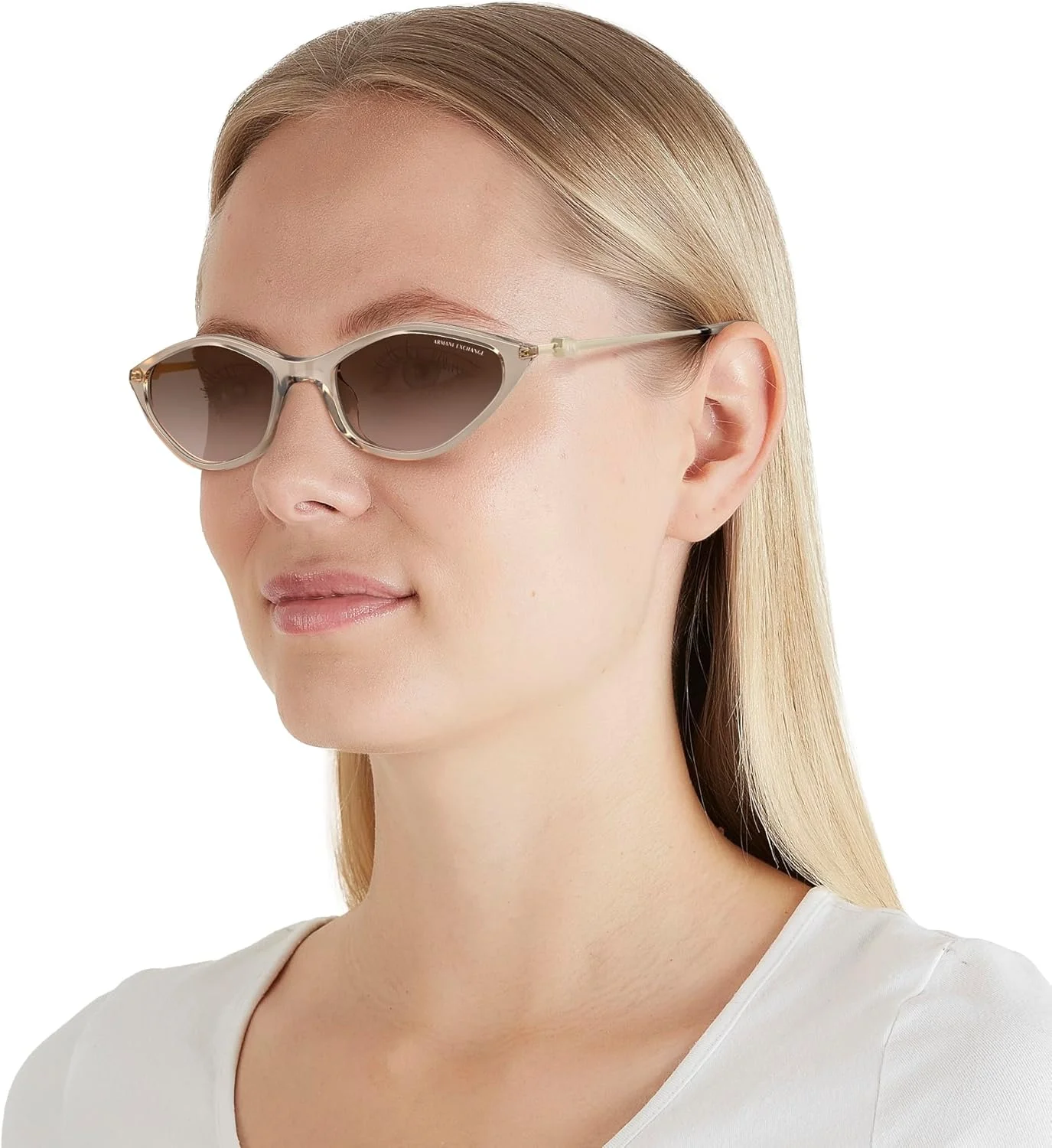 عینک آفتابی بیضی زنانه Armani Exchange Ax4152su با فیت جهانی