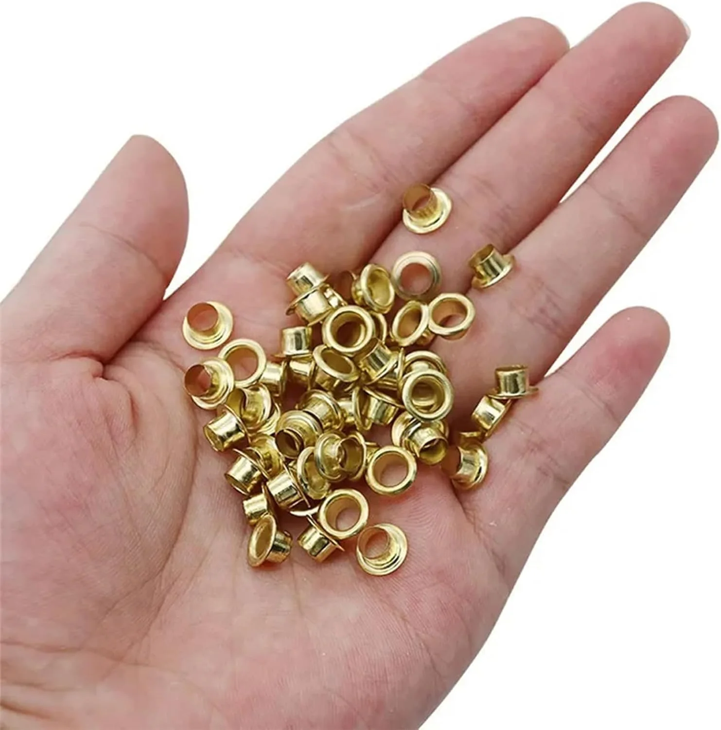 لینیوآرویی 300 عدد پرچ و واشر، پرچ 0.23 اینچی برای صنایع دستی DIY، برای پارچه چرمی لباس کفش اسکرپ بوک، پرچ برای پارچه، پرچ های کوچک (طلایی) لینیوآرویی 300 عدد پرچ و واشر، پرچ 0.23 اینچی برای صنایع دستی DIY، برای پارچه چرمی لباس کفش اسکرپ بوک، پرچ برای پارچه، پرچ های کوچک (طلایی)